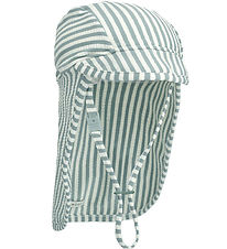 Liewood Swim Hat - Cecilia - UV40+ - Stripe Peppermint/Crisp Whi