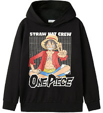 Name It Hoodie - NkmDyn OnePiece - Black