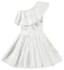 Molo Jurk - Rib - Chloey - Knapperig White