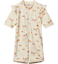 Liewood Coverall Swimsuit - Amel - Dream/Ecru