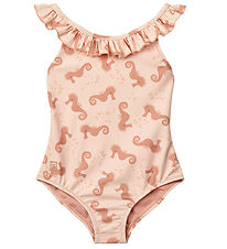 Liewood Swimsuit - Kallie - Seahorse/Apple Blossom