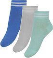 Melton Socks - 3-Pack - Sporty - Super Sonic Blue