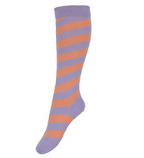 Melton Kniesokken - Candy Stripe - Dageraad