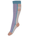 Melton Knee-High Socks - Block - Crystal Pink