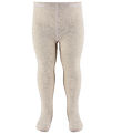 Melton Tights - Light Beige Melange