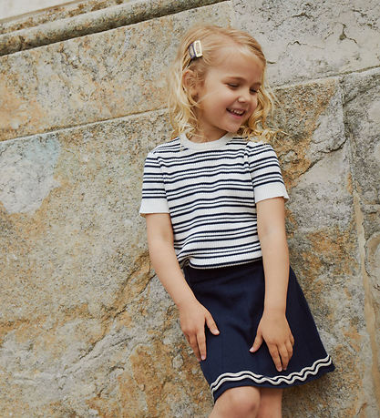 Copenhagen Colors T-shirt - Knitted - Navy Stripe