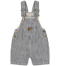 Konges Sløjd Hängselbyxor - Skärm - Marin Stripe