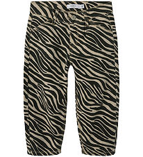 Name It Jeans - NmfBella - Mom-broek - Cement/Black Zebra