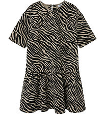 Name It Jurk - Denim - NkfZebra - Cerment/BlackZebra