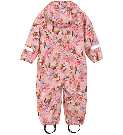 CeLaVi Softshellanzug - Peach Blossom m. Print