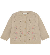 Minymo Cardigan Sticka - Beige Mererad