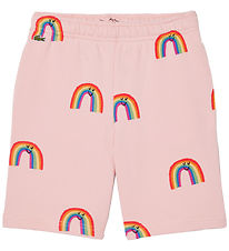 Lacoste Sweatshorts - Pink m. Regenbögen