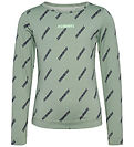 Hummel Blouse - HmlSilje - Iceberg Green w. Print