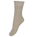 MP Sokker - Inger - Beige Melert m. Hullmønster