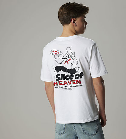 LMTD T-shirt - NlmSlice - Bright White