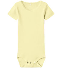 Name It Body k/ä - Rib - Noos - NbfKab - Pastel Yellow