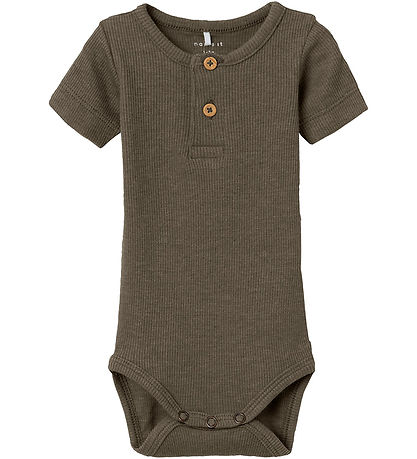 Name It Bodysuit s/s - Noos - NbmKab - Bungee Cord/Melange