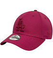 New Era Derhúfa - 9Fjörutíu - Dodgers - Dark Rauður