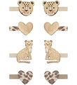 Mimi & Lula Haarspeld - 8-pack - 3 cm - Larry Leopard