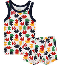 Katvig Underwear - White w. Jigsaw Puzzle