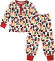 Katvig Pyjama Set - White w. Jigsaw Puzzle