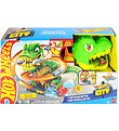 Hot Wheels Race Car Track - City T-Rex Fire Station