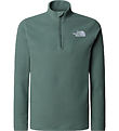 The North Face Fleece Jumper - Glacier - 1/4 Zip - Duck Green