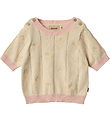 Wheat T-shirt - Knitted - Malvina - Sandshell
