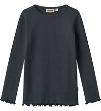 Wheat Blouse - Rib - Ida - Navy