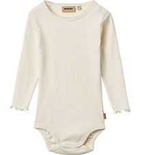 Wheat Bodysuit l/s - Rib - Regitze - Ivory