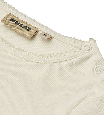Wheat Bodysuit l/s - Rib - Regitze - Ivory