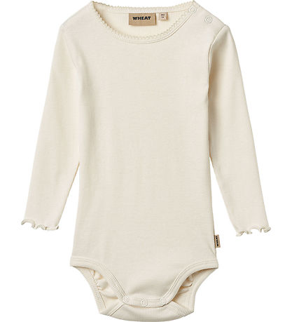 Wheat Bodysuit l/s - Rib - Regitze - Ivory