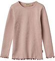 Wheat Blouse - Rib - Ida - Rose Powder