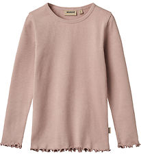 Wheat Blouse - Rib - Ida - Rose Powder