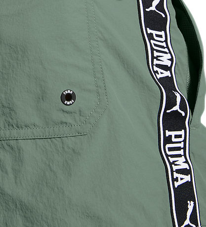 Puma Swim Shorts - But Crinkle - Dark Sage