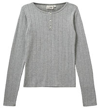 Sofie Schnoor Blouse - PetriciaSY Points - Grey Melange w. Hulm