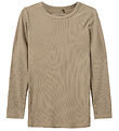 Sofie Schnoor Bluse - Rib - Petrician - Dark Sand