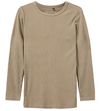 Sofie Schnoor Blouse - Rib - Petrician - Dark Sand