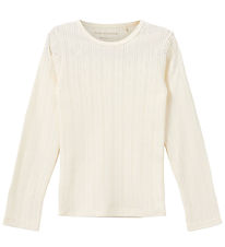 Sofie Schnoor Blouse - PetriciaSY Pointelle - Off White w. Hulmø