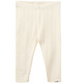 Sofie Schnoor Leggings - Nalinesb - Off White w. Pointelle