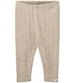 Sofie Schnoor Leggings - Nalinesb - Beige w. Pointelle