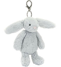 Jellycat Keychain - 18x5 cm - Bashful Silver Bunny Bag
