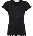 Rosemunde T-shirt - Rib - Baybay - Black