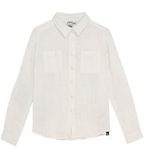 Indiaas Blue Jeans Overhemd - Bright White