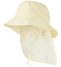 Liewood Sun Hat - Damona - UV40+ - Stripe Lemonade/Cream De La C