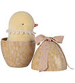 Maileg Easter eggs w. Chicken teddy bear - Cream Yellow