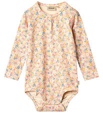 Wheat Bodysuit l/s - Liv - Multi Flowers