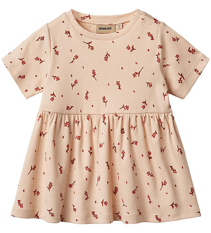 Wheat Kleid - Rib - Anna - Rose Wasserblumen