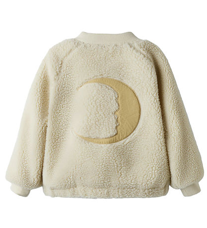 Lil' Atelier Fleece Jacket - NmnLajo - Turtledove/Moon