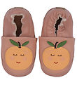 Melton Soft Sole Leather Shoes - Orange - Rose Dawn